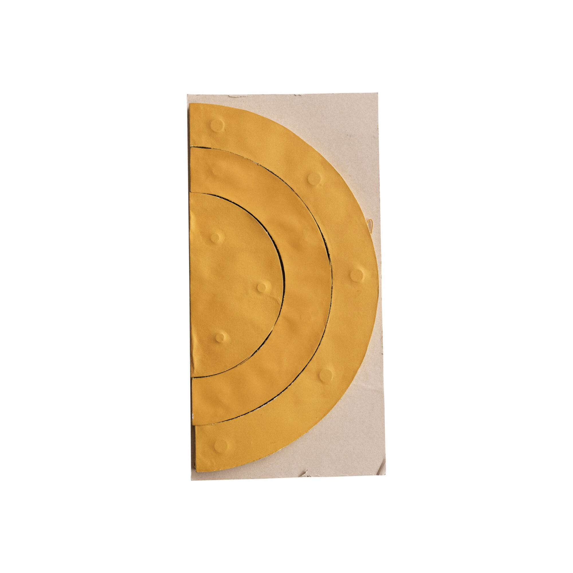 Hello Honey® Round Paper Honeycomb Ornaments with Gold Glitter Set